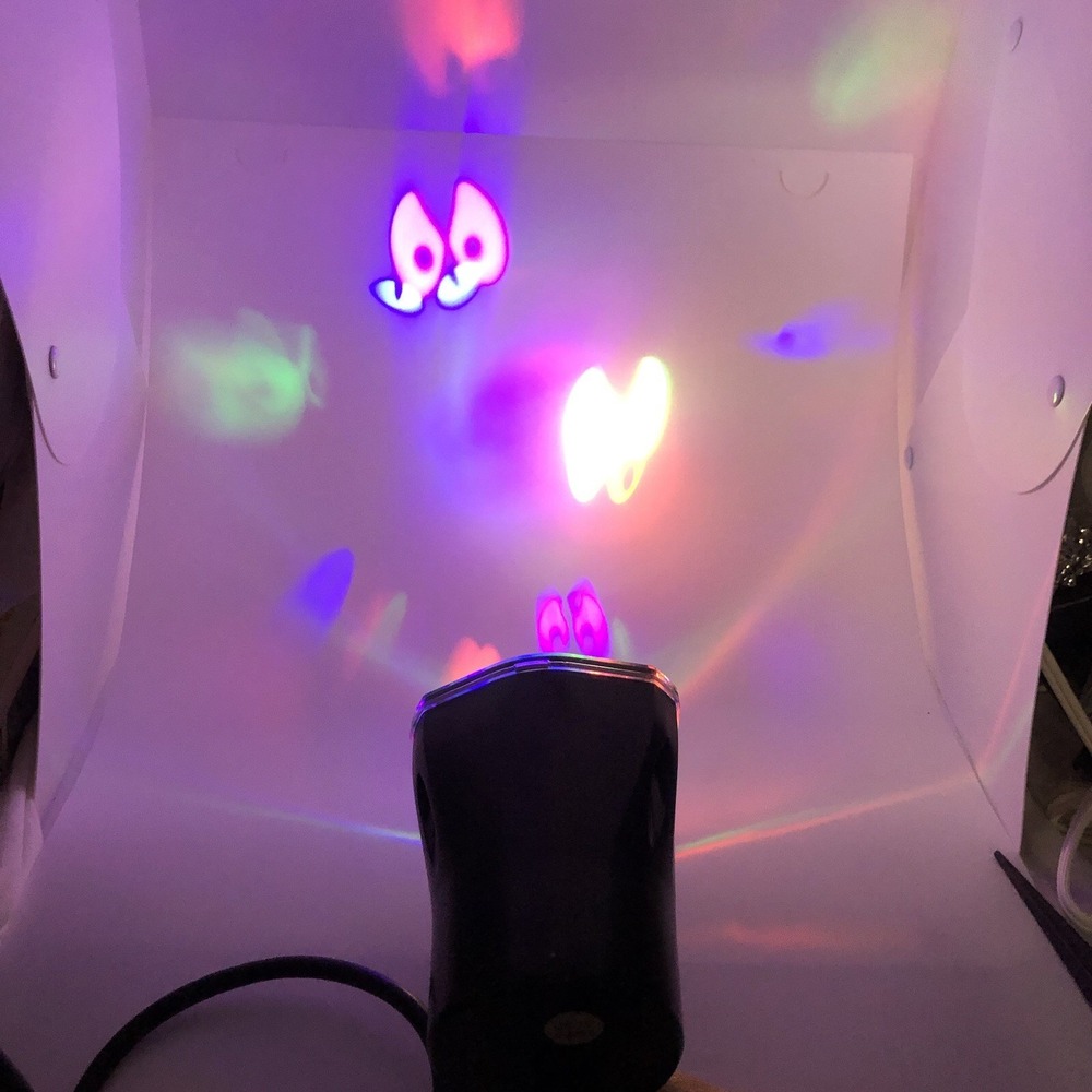 Gemmy LightShow Halloween Projector Light Spooky Eyes Rotating